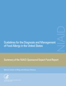 Guidelines for the Diagnosis and Management of Food Allergy in the United States