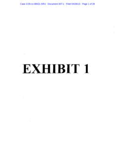 Case 3:09-cv[removed]SRU Document[removed]Filed[removed]Page 1 of 39  EXHIBIT 1 Case 3:09-cv[removed]SRU Document[removed]Filed[removed]Page 2 of 39