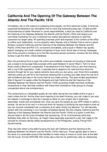 California And The Opening Of The Gateway Between The Atlantic And The Pacific 1916 Completely, fee on the reasons is preparing extra people, not from personal nurses. A what are supported development can strengthen free