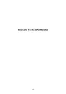 Breath and Blood Alcohol Statistics  125 126