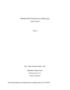 Installation Guide for Version 6 of Icon on UNIX Systems* Ralph E.Griswold TR86-lle  May 7,1986; Last Revised February 9,1987