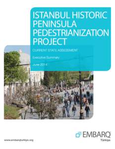 ISTANBUL HISTORIC PENINSULA PEDESTRIANIZATION PROJECT Current State Assessment Executive Summary