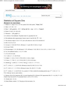 eBMJ -- Statistics at Square One: Answers to exercises  1 of 2 http://www.bmj.com/collections/statsbk/answer.dtl#Anchor-11.1