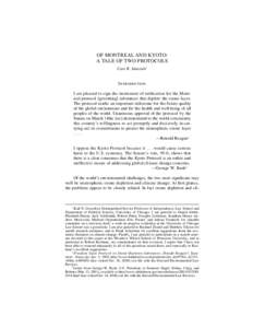 Ozone depletion / Carbon finance / Millennium Development Goals / Carbon dioxide / United Nations Framework Convention on Climate Change / Montreal Protocol / Kyoto Protocol / Global warming / Ozone layer / Environment / Earth / Chemistry