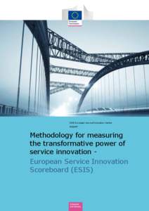 ESIC European Service Innovation Centre REPORT Methodology for measuring the transformative power of service innovation European Service Innovation