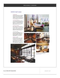 ELLE DECOR MAGAZINE  ....................... BIRCH & BARLEY / CHURCHKEY