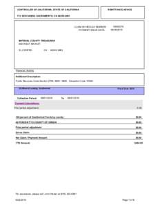 Monthly Apportionment Payment for U S Mineral Lease Geothermal