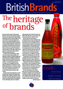 autumn 2006 issue twenty-three BritishBrands THE NEWSLETTER OF THE BRITISH BRANDS GROUP