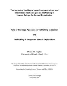 Microsoft Word - COE Trafficking and Technology Report.doc