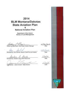 2014 BLM Montana/Dakotas State Aviation Plan