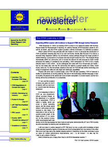 newsletter newsletter VolDecember 5, 2002  E UROPEAN F USION DEVELOPEMENT AGREEMENT