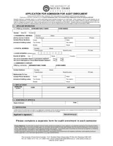 Microsoft Word - Audit Enrolment Form _sydney_.doc
