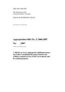 Appropriation Bill (No[removed]