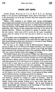 Biology / Science and technology in the United Kingdom / British people / Alfred Russel Wallace / Henry Walter Bates / Ornithology / The Malay Archipelago / Philip Sclater / Species / Fellows of the Royal Society / Evolutionary biologists / Coleopterists