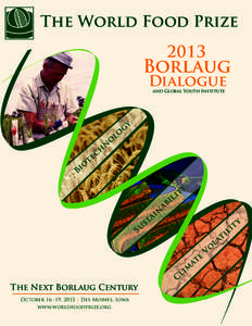 The World Food Prize[removed]Borlaug Dialogue