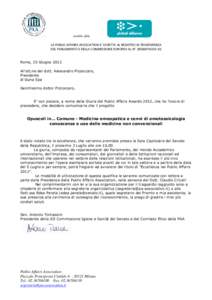 AWARDS 2012 lettera premiati_Guna