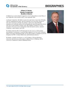 Patent examiner / Business / Year of birth missing / Finance / Government / John C. Dugan / Office of the Comptroller of the Currency / Bank / Comptroller