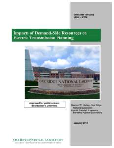 Electric power distribution / North American Electric Reliability Corporation / Electric power transmission / Electric Reliability Council of Texas / Regional transmission organization / BC Transmission Corporation / Smart grid / Demand response / Eastern Interconnection / Electric power / Energy / Electric power transmission systems