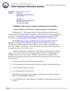 Financial economics / Economics / Investment / Pension / Personal finance / Defined benefit pension plan / Fiduciary / Employee Retirement Income Security Act / Investment Policy Statement / Employment compensation / Law / Financial services