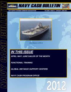 NAVY SUPPLY SYSTEMS COMMAND HEADQUARTERS  VOLUME 9: ISSUE 2 | APR-MAY- JUNE[removed]USS Bataan (LHD-5)
