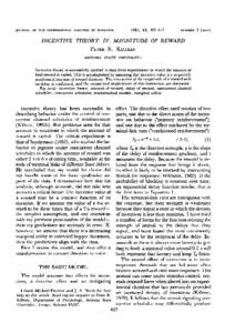 JOURNAL OF THE EXPERIMENTAL ANALYSIS OF BEHAVIOR  1985, 