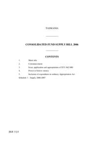 Consolidated Fund / Government of the United Kingdom / Politics of the United Kingdom / Appropriation Act / Money bill / Appropriation / Parliament of Singapore / Combet v Commonwealth / Pape v Commissioner of Taxation / Government / Law / Public law