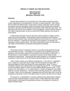 Microbiology / Food and drink / Biology / Streptococcaceae / Gut flora / Streptococcus salivarius subsp. thermophilus / Lactococcus / Swiss cheese / Lactobacillus acidophilus / Bacteria / Lactobacillaceae / Cheese