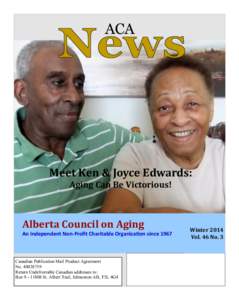 ACA  Meet Ken & Joyce Edwards: Aging Can Be Victorious!  Alberta Council on Aging