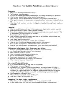 Microsoft Word - ocm_academic_interview_questions.doc
