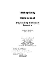 Bishop Kelly High School Philosophy