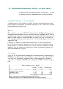 Healthcare reform in the United States / Healthcare in Canada / Publicly funded health care / Healthcare / Public hospital / Health insurance / Medicare / Health care system / Health care / Health / Medicine / Health economics