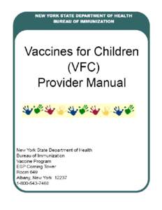 New York State VFC Provider Manual