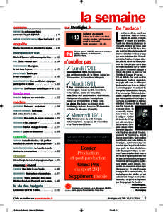 INTERNET. Le native advertising  sauvera-t-il la pub digitale ? . . . . . . . . . . . p.4 MESURE D’AUDIENCE DIGITALE. Good bye Lenin !. p.5  enquête