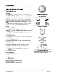 NCN5150 - Wired M-BUS Slave Transceiver