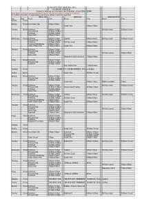 SLYNE WITH HEST MEMORIAL HALL CALENDAR JUNE 2014 Contact for bookings and information Mrs D Brookes -phone[removed]Note -details of all bookings are published in good faith and are subject to alteration & addition F