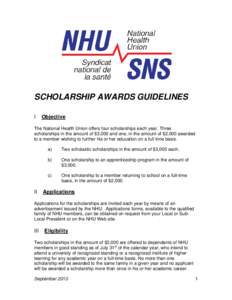 Microsoft Word - NHU Scholarship Guidelines - Sept - English 2013