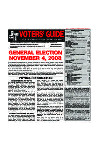 This is your free copy of this guide to the election.  VOTERS’ GUIDE LEAGUE OF WOMEN VOTERS OF CENTRAL NEW MEXICO