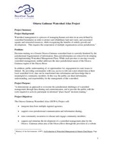 Microsoft Word - OGWA Project Summary.doc