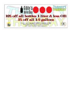 Coupon good January 29, 2015 thru February 4, 2015 Must present this coupon at time of purchase 2040 Columbia Road, Orangeburg, SC One coupon per person per transaction Coupon good January 29, 2015 thru February 4, 2015