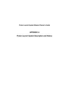 Proton Launch System Mission Planner’s Guide  APPENDIX A