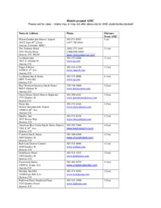 Hotel chains / Denver / Colorado State Highway 35 / Aurora /  Colorado / La Quinta Inns & Suites / Choice Hotels / Geography of Colorado / Colorado / Denver metropolitan area