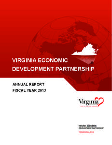 VIRGINIA ECONOMIC DEVELOPMENT PARTNERSHIP ANNUAL REPORT