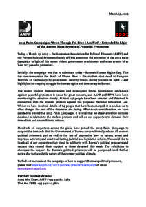 Politics of Burma / Assistance Association for Political Prisoners / Uprising / Burma / Asia / Burmese democracy movement
