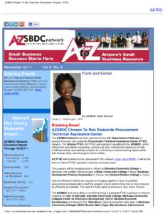 AZSBDC Chosen To Run Statewide Procurement Program (PTAC)