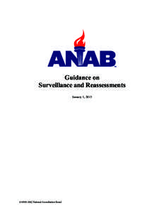 Guidance on Surveillance and Reassessments January 1, 2015 ©ANSI-ASQ National Accreditation Board