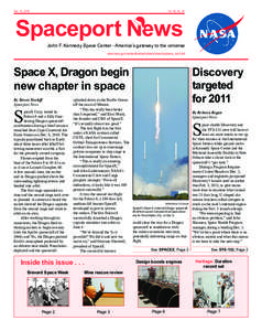 Dec. 10, 2010  Vol. 50, No. 25 Spaceport News