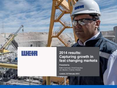The Weir Group PLC: FY14 results presentation