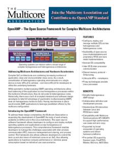 ®  Join the Multicore Association and Contribute ontribute to the OpenAMP penAMP Standard