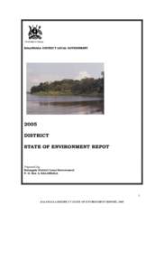 KALANGALA DISTRICT LOCAL GOVERNMENTDISTRICT STATE OF ENVIRONMENT REPOT