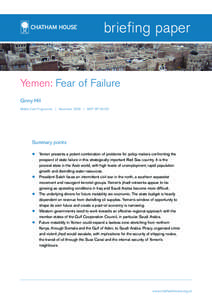 Western Asia / Yemen / Economy of Yemen / Yemeni uprising / Asia / Middle East / Arab world